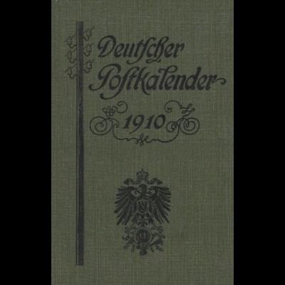Deuscher Postkalender 1910