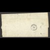 Altdeutschland Baden MiNr. 5 MeF Brief aus Stockach NS 139 Marken angeschnitten