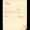 Altdeutschland Baden Vorphila 1849 Brief L2 WALDKIRCH nach Kenzingen