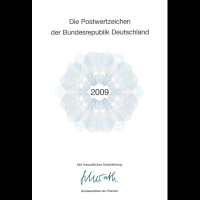  Die Postwertzeichen der Bundesrepublik Deutschland 2009.