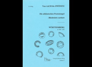 Von AACH bis ZWÖNITZ. Die altdeutschen Poststempel - Rückwärts sortiert, 1988