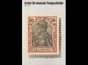 Archiv für deutsche Postgeschichte, Heft 1/1975