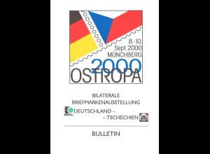 OSTROPA: Bilaterale Briefmarkenausstellung Deutschland - Tschechien, Münchberg 2000.