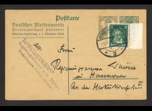 Deutsches Reich 1927 Privatpostkarte PP 46 C 11 als Formular mit EF MiNr. 388 