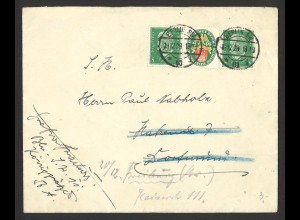 Deutsches Reich 1928 Brief MiF MiNr. 411 + 425 Berlin n. Dortmund > Freiburg 