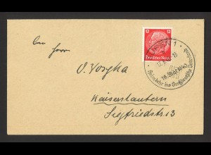 Deutsches Reich 1940 Brief EF MiNr 519 X Sonderstempel Eupen Heimkehr Vaterland
