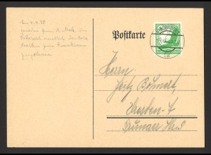 Deutsches Reich 1938 Postkarte EF MiNr 529 Innsbruck Ersttag Deutsche Briefmarke