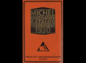 MICHEL Europa-Katalog 1930 mit Griffleiste