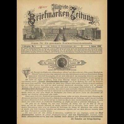 Illustrirte Briefmarken-Zeitung, 1. + 2. Jg., 1888 und 1889