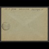 Deutsches Reich 1944 Brief Einschreiben MiF 781 + 795 Wolmirstedt n. Ruppersgrün