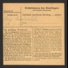 Deutsches Reich 1944 Paketkarte EF MiNr. 797 Nürnberg > Krainburg/Save Oberkrain