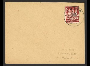 Deutsches Reich 1944 Brief FDC EF MiNr. 862 + Sonderstempel 800 Jahre Lübeck