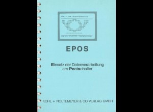 EPOS Einsatz der Datenverarbeitung am Postschalter, Heidelberg 1989.