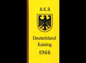 B.K.B. Deutschland Katalog 1966 mit Anhang: Europa-Union
