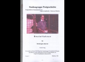 Studiengruppe Postgeschichte: Beutelfahnen für Sendungen aller Art, Hamburg 2016.