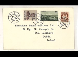 Norwegen 1959 Eydehamm Auslandsbrief > Irland ex Shanahan SH3000258