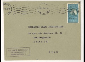 Norwegen 1958 Auslandsbrief > Irland ex Shanahan SH3000275