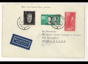 DDR Zittau 1959 Auslandsbrief Luftpost > Irland ex Shanahan SH3000392