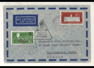 DDR Karl Marx Stadt 1958 Auslandsbrief Luftpost > Irland ex Shanahan SH3000398