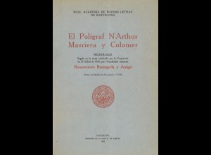 B. Bassegoda y Amigó, El Polígraf N'Arthur Masriera y Colomer, Barcelona 1930.
