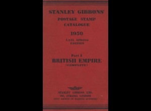 Stanley Gibbons Postage Stamp Catalogue Part I: British Empire, London 1950