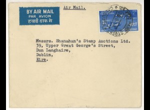 Indien Kalkutta 1958 Auslandsbrief Luftpost > Irland ex Shanahan SH3000642