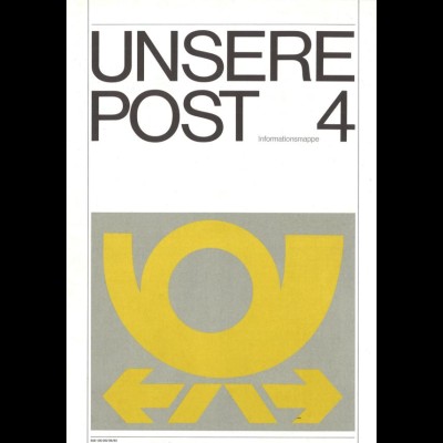 Unsere Post. Informationsmappe 4, hrsg. v. d. Deutschen Bundespost 1983.