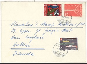 Schweiz Vevey 1959 Auslandsbrief > Irland ex Shanahan SH3000716