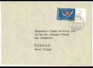 Schweiz 1958 Auslandsbrief > Irland ex Shanahan SH3000726