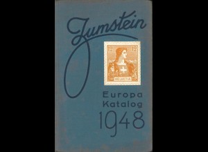 EUROPA / Briefmarken-Katalog Zumstein, Bern 1948, 31. A.