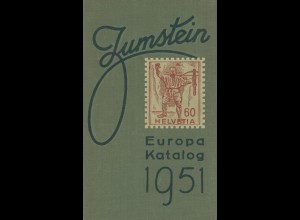 EUROPA / Briefmarken-Katalog Zumstein, Bern 1951, 34. A.
