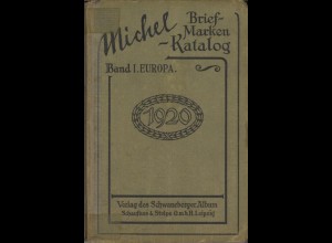 MICHEL-Briefmarken-Katalog Band I Europa 1920