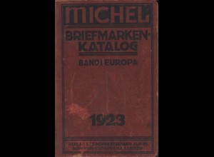MICHEL-Briefmarken-Katalog Band I Europa 1923