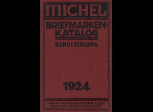 MICHEL-Briefmarken-Katalog Band I Europa 1924