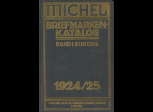 MICHEL-Briefmarken-Katalog Band I Europa 1924/25
