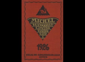 MICHEL-Briefmarken-Katalog Band I Europa 1926