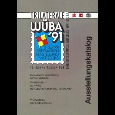 Trilaterale WÜBA '91, Briefmarkenausstellung Würzburg 1991.