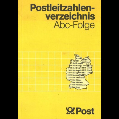 Postleitzahlenverzeichnis ABC-Folge, Bonn 1986.
