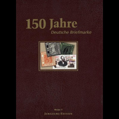 DEUTSCHLAND: 150 Jahre Deutsche Briefmarke, drei Bände