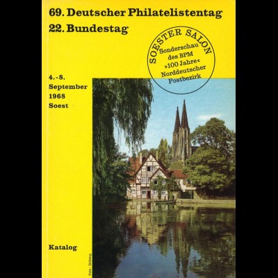 Soester Salon: 69. Deutscher Philatelistentag, 22. Bundestag, Soest 1968.