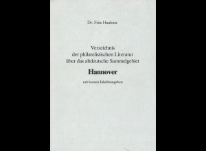 HANNOVER: Verzeichnis der philatelistischen Literatur / HABRIA 2000