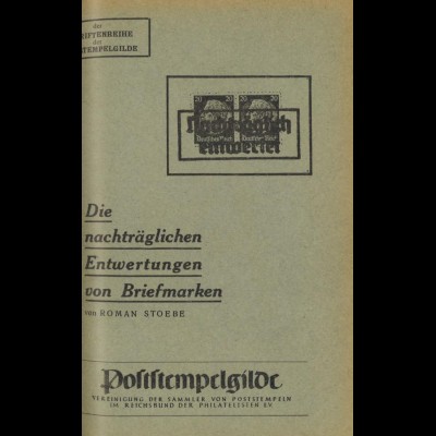 Schriftenreihe der Poststempelgilde, Heft 1 - 5, 1941-47.