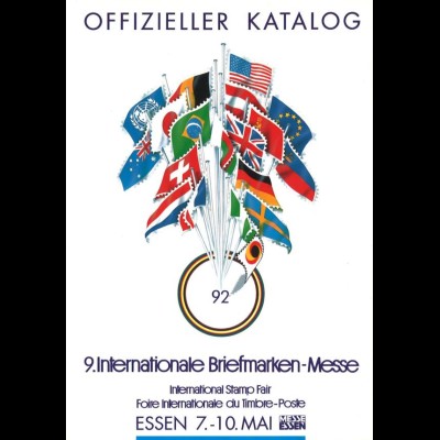 Offizieller Katalog der 9. Internationalen Briefmarken-Messe, Essen 1992.