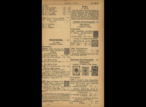 Gebrüder Senfs Illustrierter Briefmarken-Katalog Ganze Welt, Bd. 2, 1943