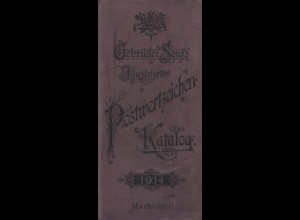 Gebrüder Senfs Illustrierter Postwertzeichen-Katalog, Markenteil, Leipzig 1914. 