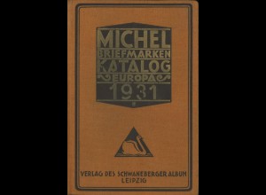 MICHEL Briefmarken-Katalog Europa, Leipzig: Schwaneberger 1926.