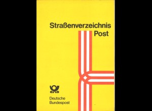 Deutsche Bundespost: Straßenverzeichnis Post 1983.