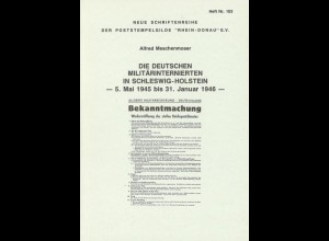Neue Schriftenreihe der Poststempelgilde "Rhein-Donau" e.V., Heft Nr. 103