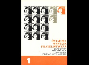 Exposition Philatélique Mondiale Poznan 1973, Heft 1 und 2.