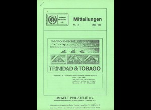 Mitteilungen der Umwelt-Philatelie e.V., 1977-1982